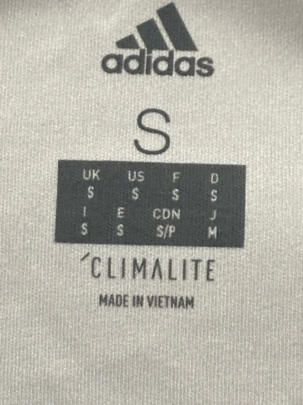 Adidas Entrada 18 Soccer Jersey NWT Men’s Small White Black Climalite NWT CD8438 - Picture 8 of 10